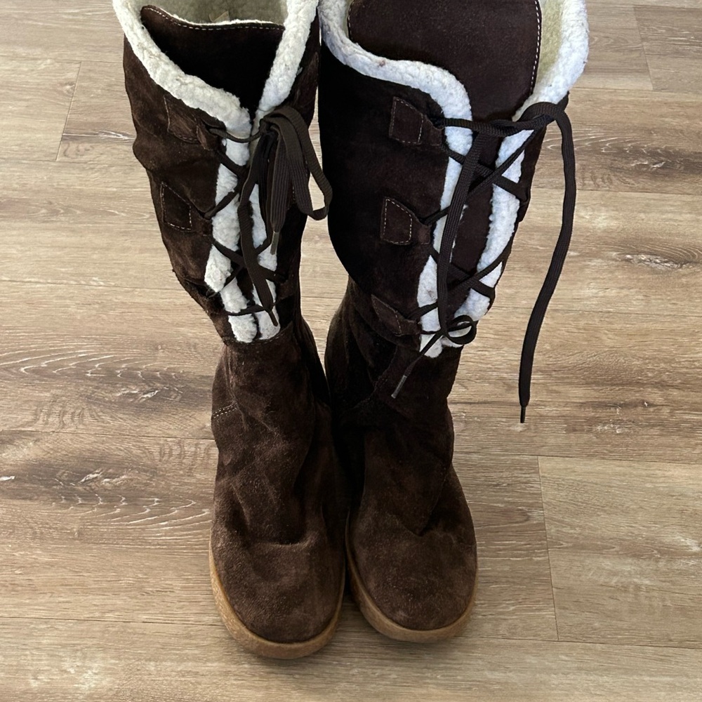 Michael Kors Women's Brown Suede Boots